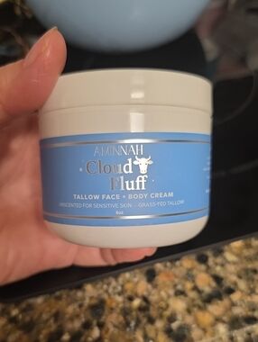 AMINNAH Tallow Face Body Cream For Sensitive Skin CLEAN BEAUTY Blue Label